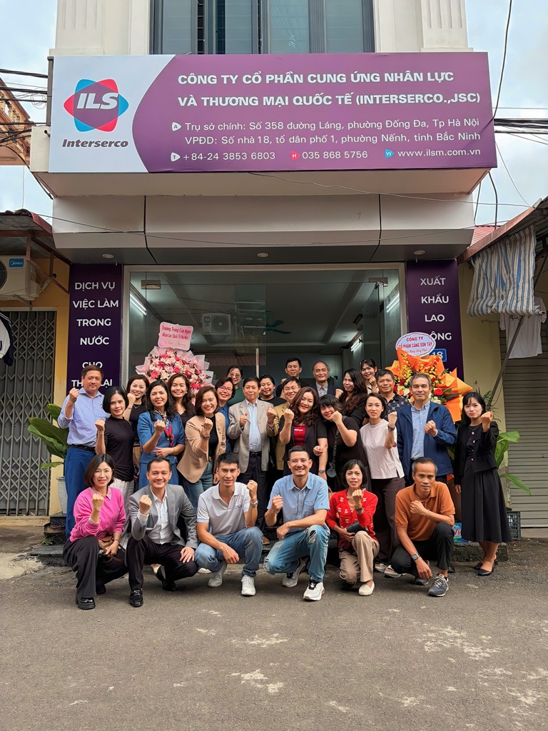 INTERSERCO.,JSC đã chính thức khai trương Văn phòng Bắc Ninh!